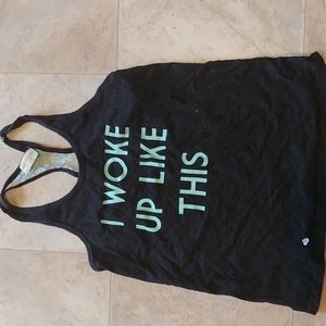 Tank top, black/blue, Bobbie brooks, medium women